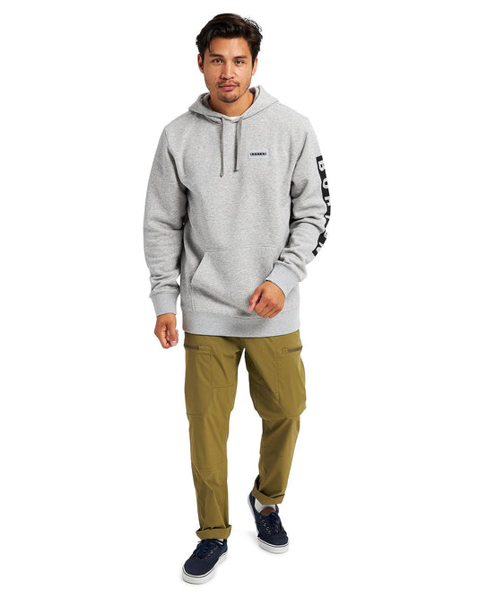 Burton Vault Pullover Hoodie - Gray Heather Hoodies & Sweatshirts - Trojan Wake Ski Snow