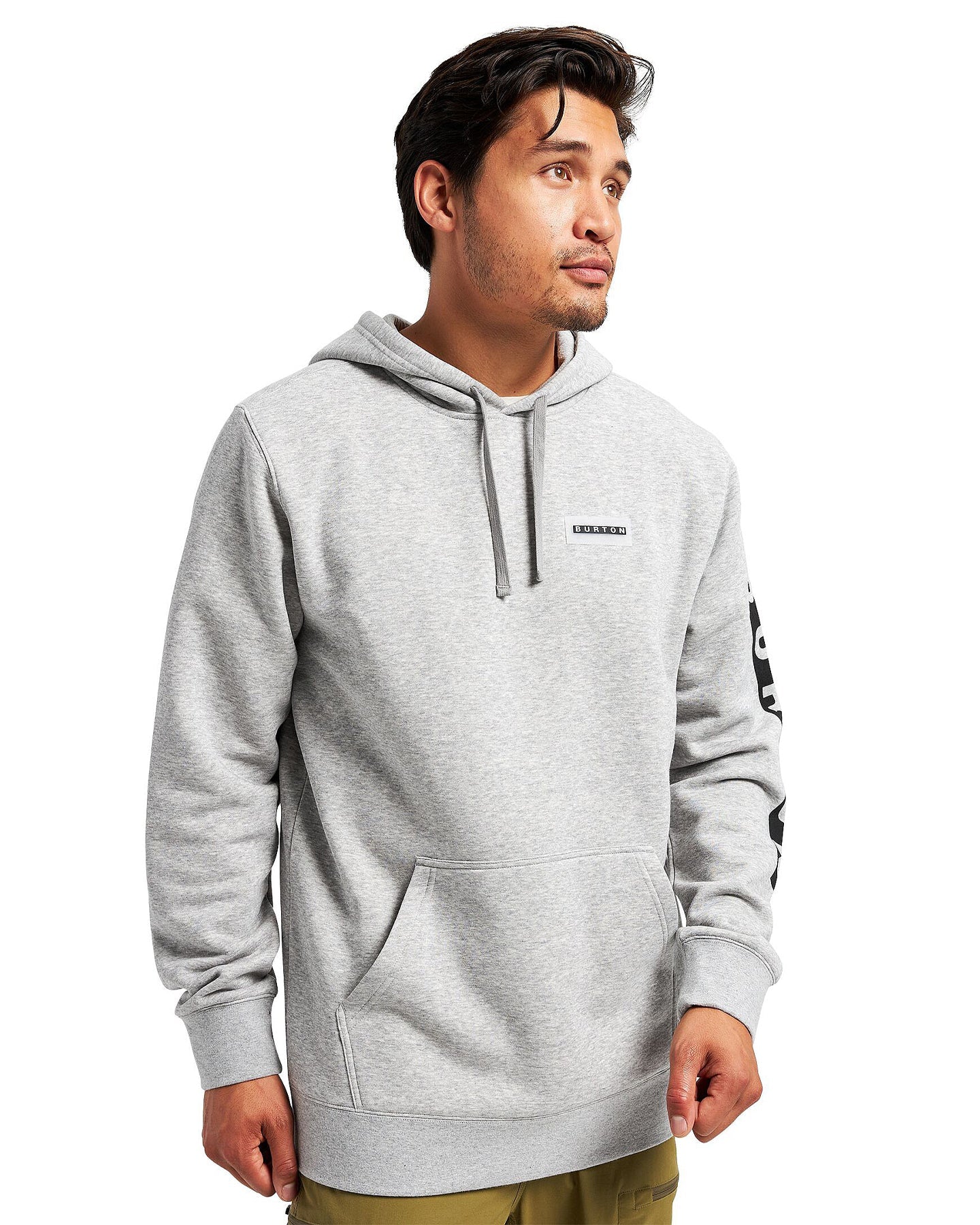 Burton Vault Pullover Hoodie - Gray Heather Hoodies & Sweatshirts - Trojan Wake Ski Snow