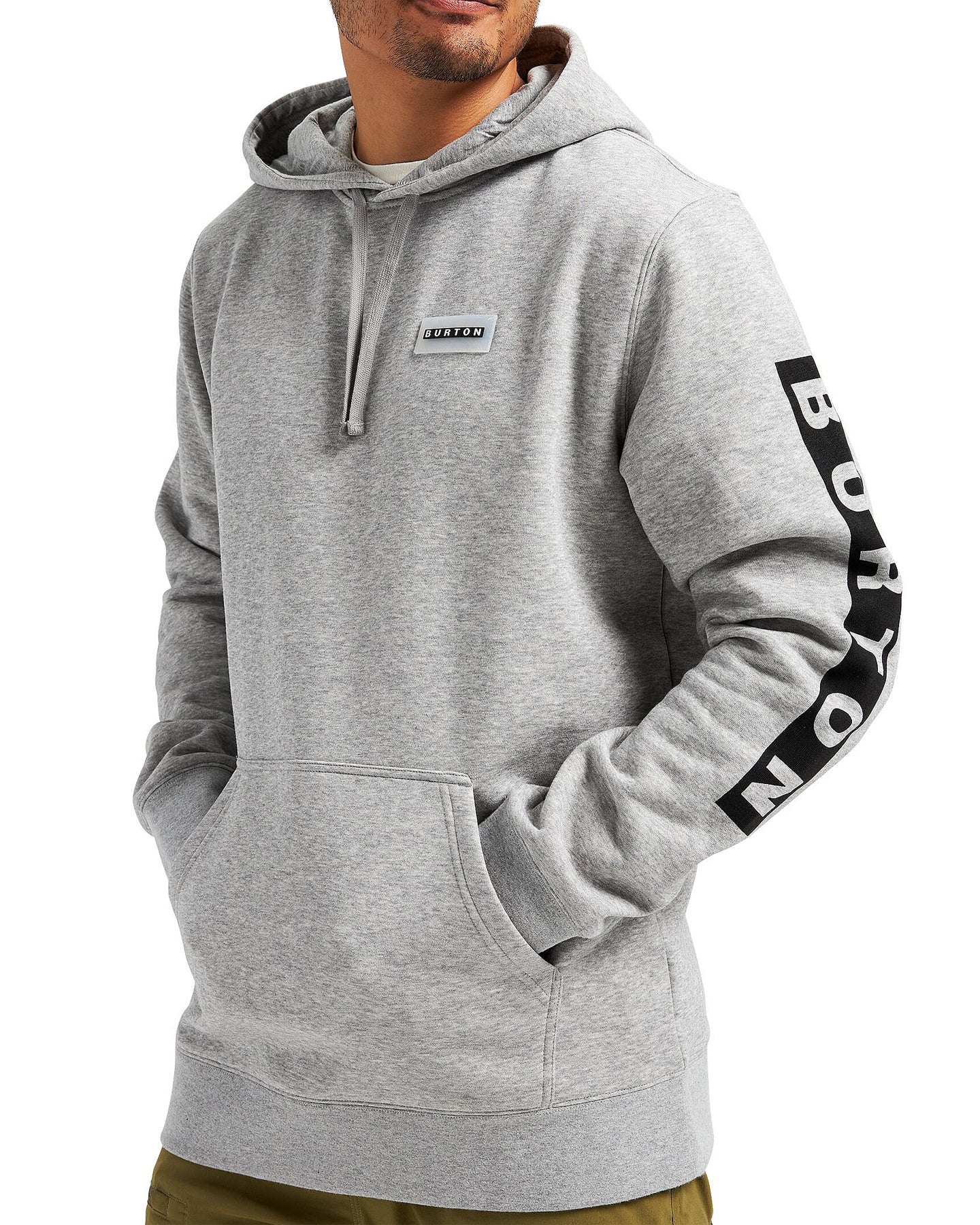 Burton Vault Pullover Hoodie - Gray Heather Hoodies & Sweatshirts - Trojan Wake Ski Snow