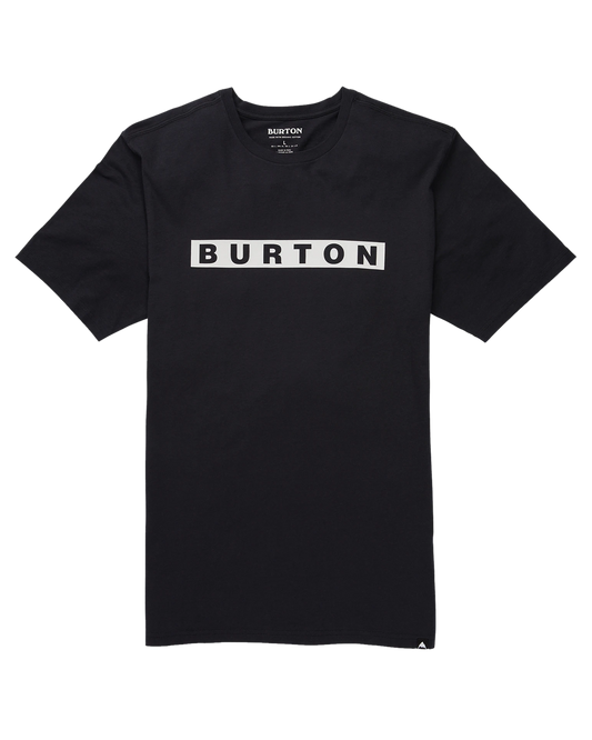 Burton Vault Short Sleeve T-Shirt - True Black Men's S/S Tees - Trojan Wake Ski Snow
