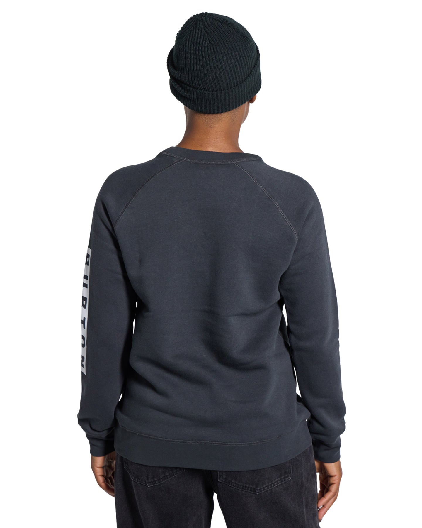 Burton Women's Elite Crewneck - True Black Hoodies & Sweatshirts - Trojan Wake Ski Snow