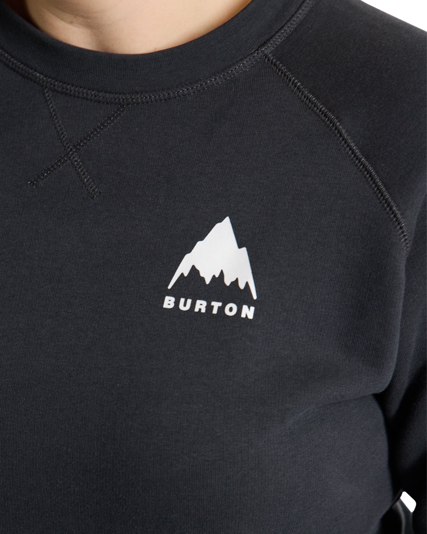 Burton Women's Elite Crewneck - True Black Hoodies & Sweatshirts - Trojan Wake Ski Snow