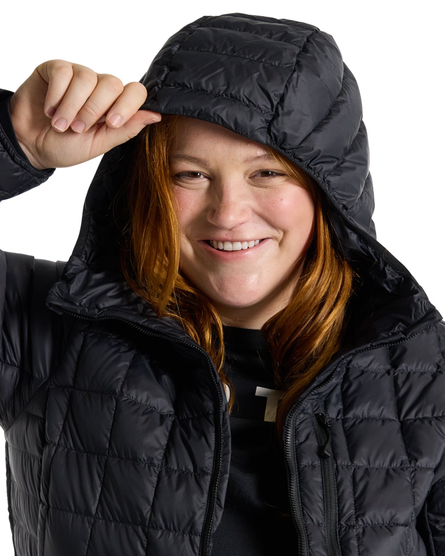 Burton Women's Mid-Heat Hooded Down Insulated Jacket - True Black Jackets - Trojan Wake Ski Snow