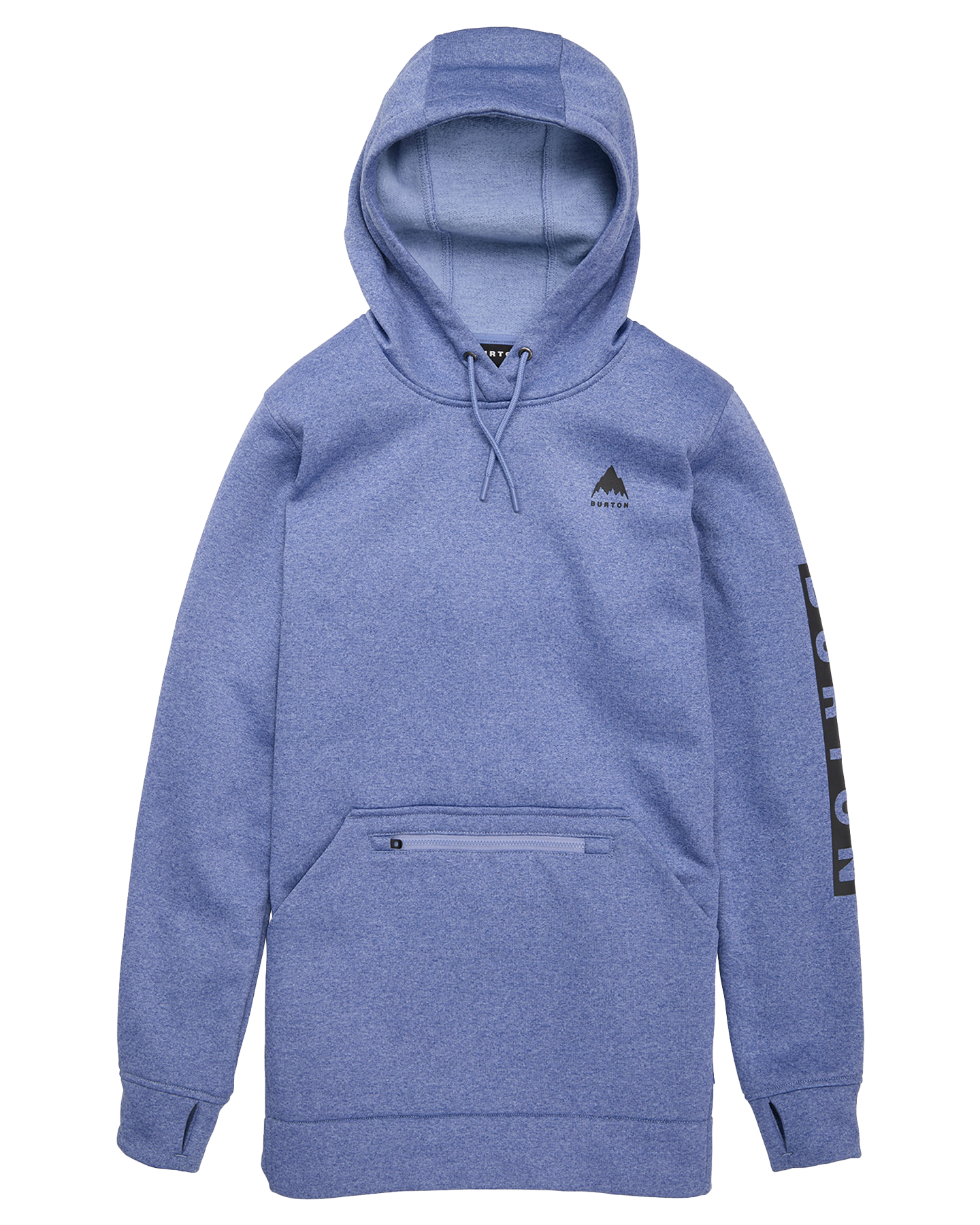 Burton Women's Oak Long Pullover Hoodie - Slate Blue Heather Hoodies & Sweatshirts - Trojan Wake Ski Snow