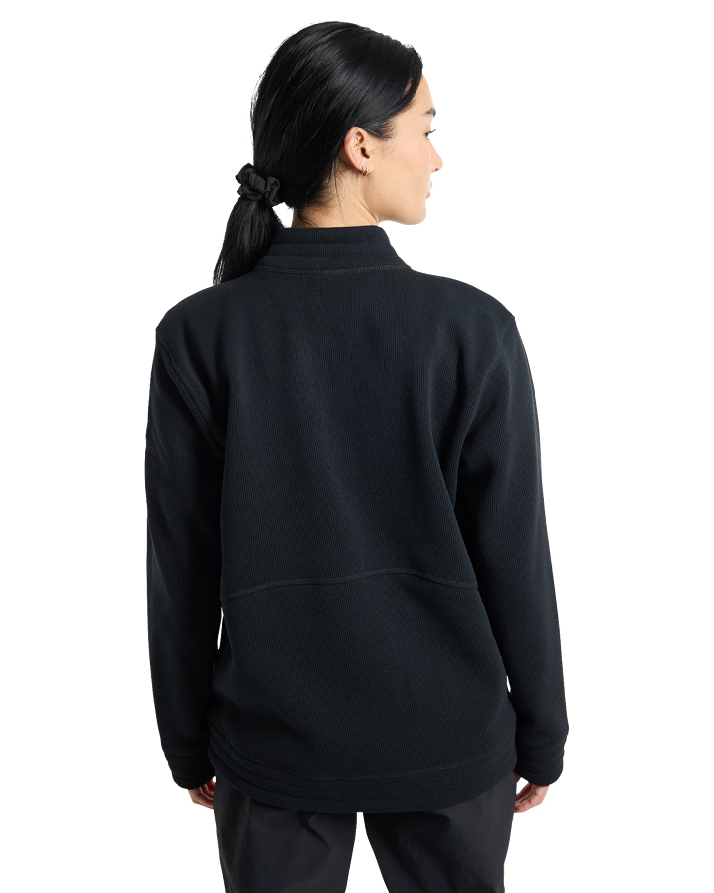 Burton Women's Runin Fleece Full-Zip - True Black Jackets - SnowSkiersWarehouse