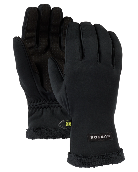 Burton Women's Sapphire Gloves - True Black Snow Gloves & Mittens - Trojan Wake Ski Snow