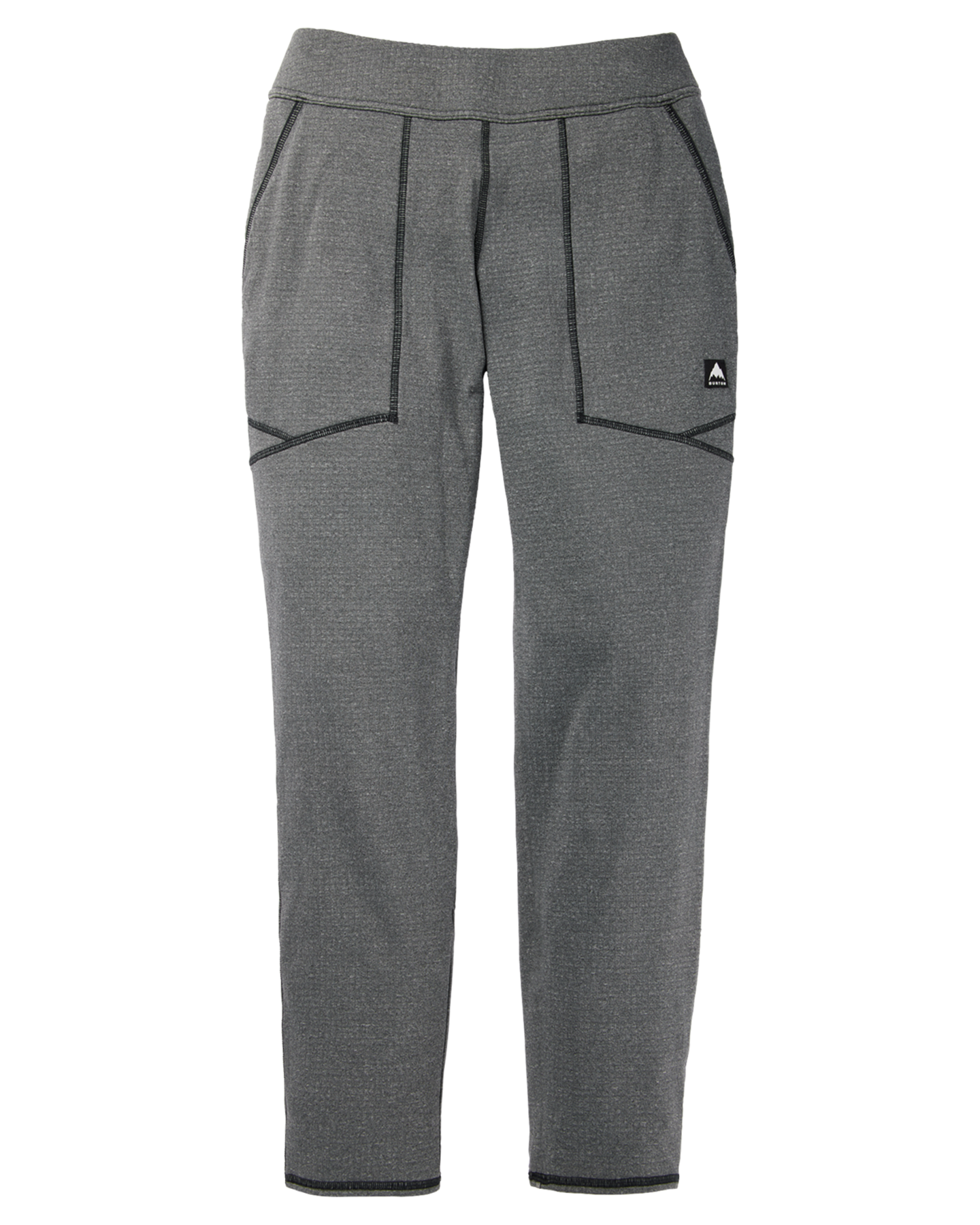 Burton Women's Stockrun Grid Pants - True Black Hoodies & Sweatshirts - SnowSkiersWarehouse