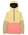 Burton Women's [ak]® Kimmy Gore-Tex 2L Anorak Snow Jacket - Buttermilk/Reef Pink/Mushroom Snow Jackets - Trojan Wake Ski Snow