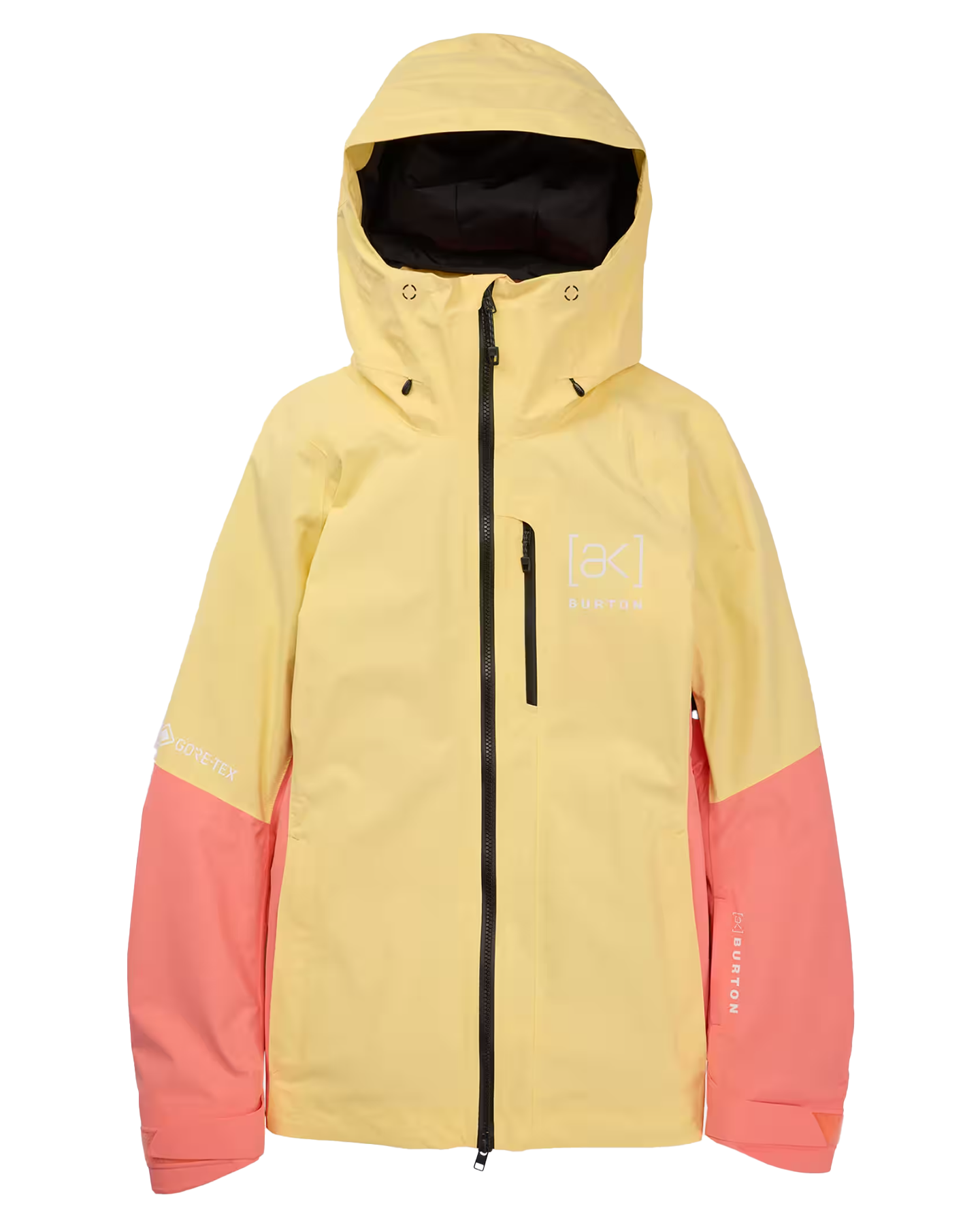 Burton Women's [ak]® Upshift Gore-Tex 2L Snow Jacket - Buttermilk/Reef Pink Snow Jackets - Trojan Wake Ski Snow