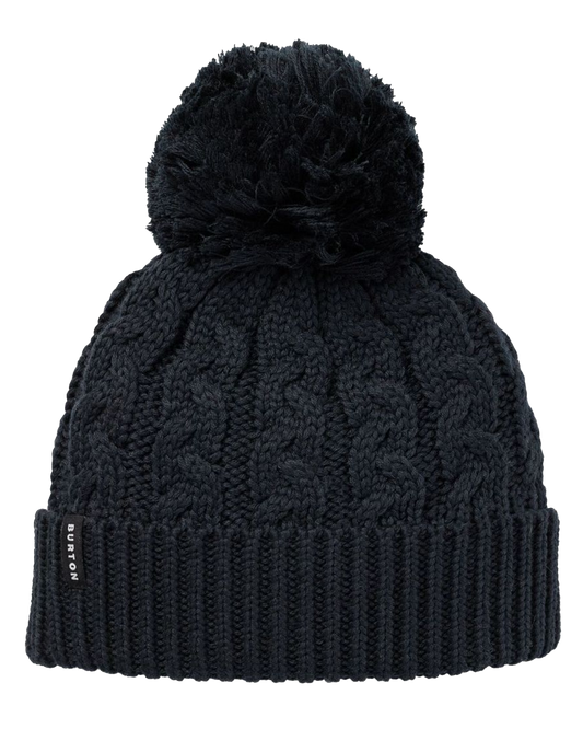 Burton Zippy Fleece-Lined Beanie - True Black Beanies - Trojan Wake Ski Snow