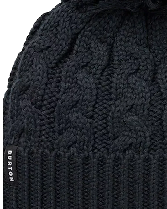 Burton Zippy Fleece-Lined Beanie - True Black Beanies - Trojan Wake Ski Snow