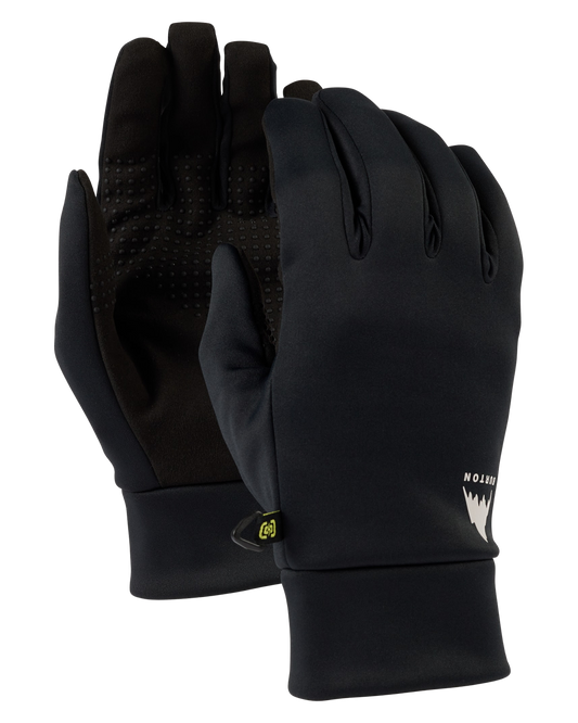 Burton Men's Touch-N-Go Snow Glove Liner - True Black Men's Snow Glove Liners - Trojan Wake Ski Snow