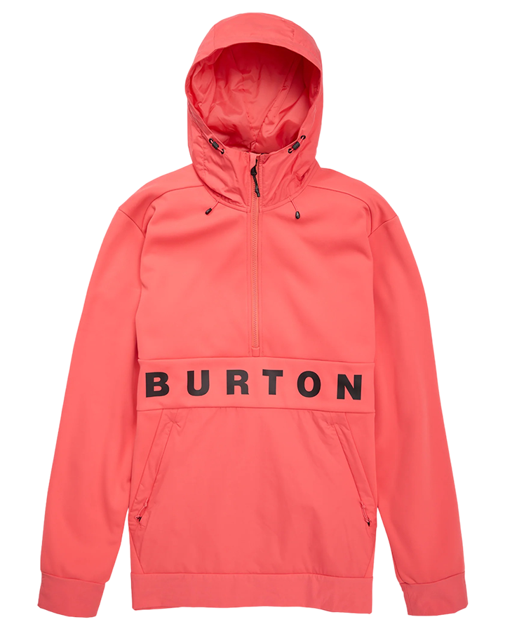Burton Crown Weatherproof Performance Pullover - Corallium Hoodies & Sweatshirts - SnowSkiersWarehouse