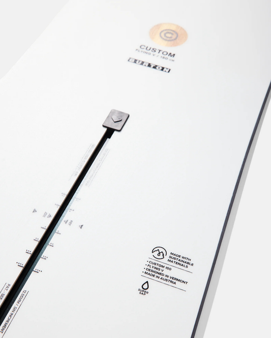 Burton Men's White Custom Flying-V Snowboard