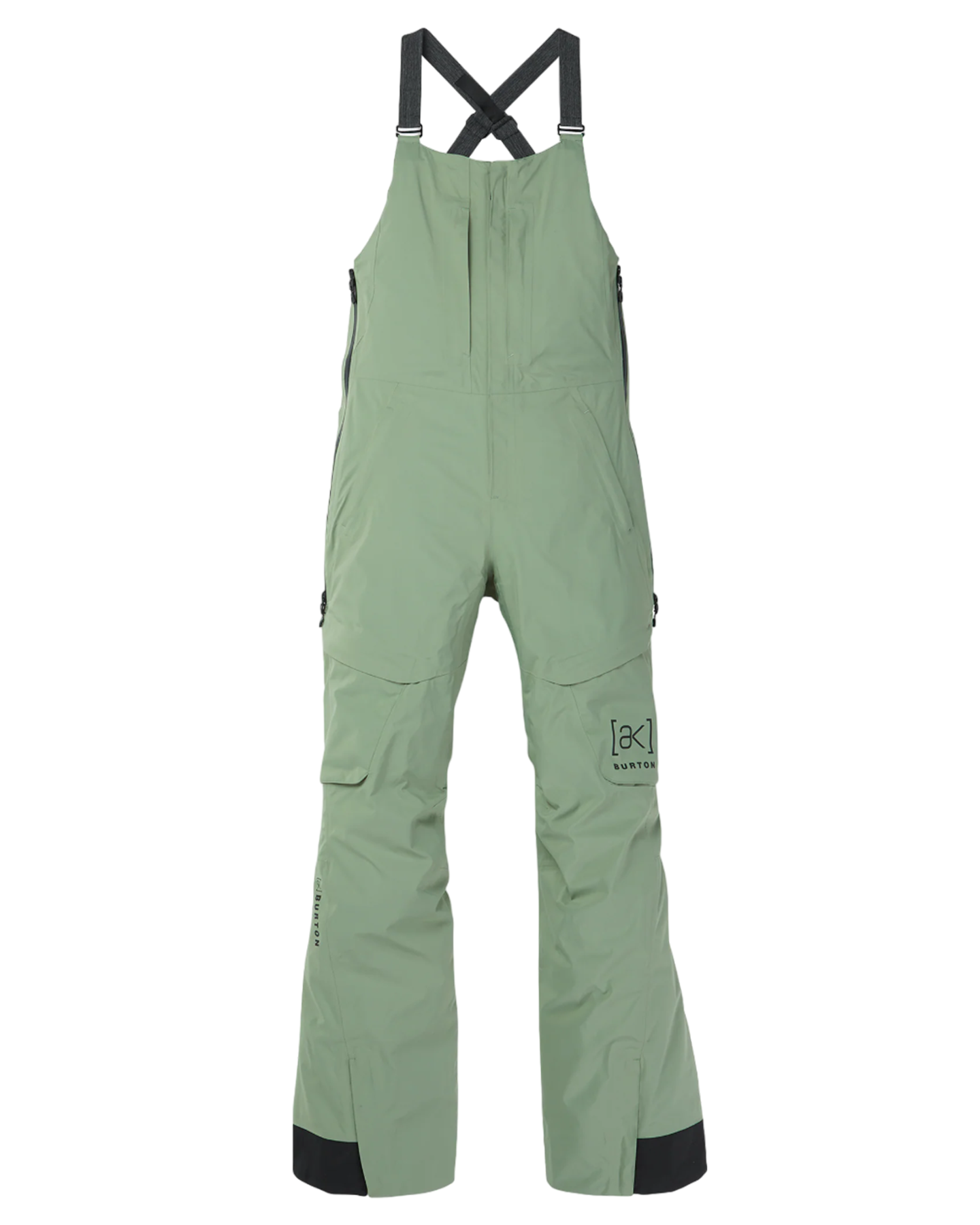 Burton Women's [ak]® Kimmy Gore-Tex 2L Bib Snow Pants - Hedge Green Snow Bibs - Trojan Wake Ski Snow