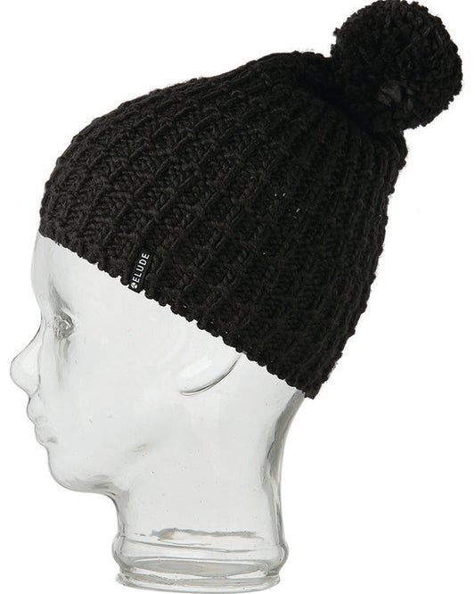 Elude Chunky Beanie - True Black Beanies - Trojan Wake Ski Snow