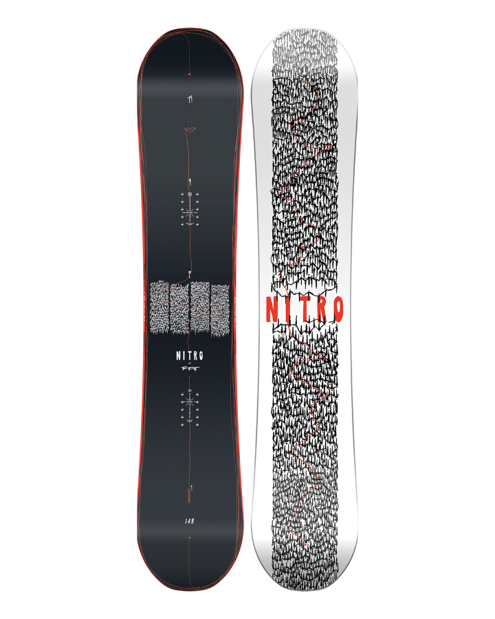 Nitro T1 Snowboard - 2024 Snowboards - Trojan Wake Ski Snow