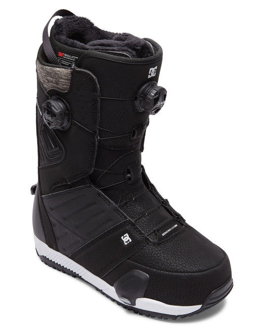 DC Men's Judge Step On® Snowboard Boots - Black Men's Snowboard Boots - SnowSkiersWarehouse