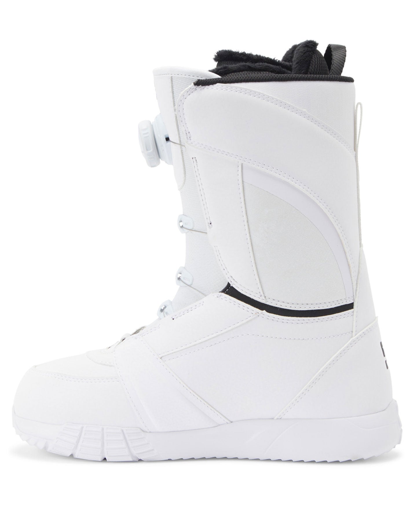 DC Women's Lotus Boa® Snowboard Boots - White/White Women's Snowboard Boots - SnowSkiersWarehouse