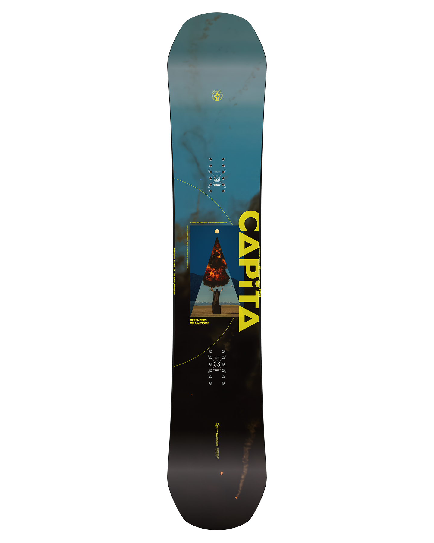 Capita Defenders Of Awesome Snowboard - 2025 Snowboards - Trojan Wake Ski Snow