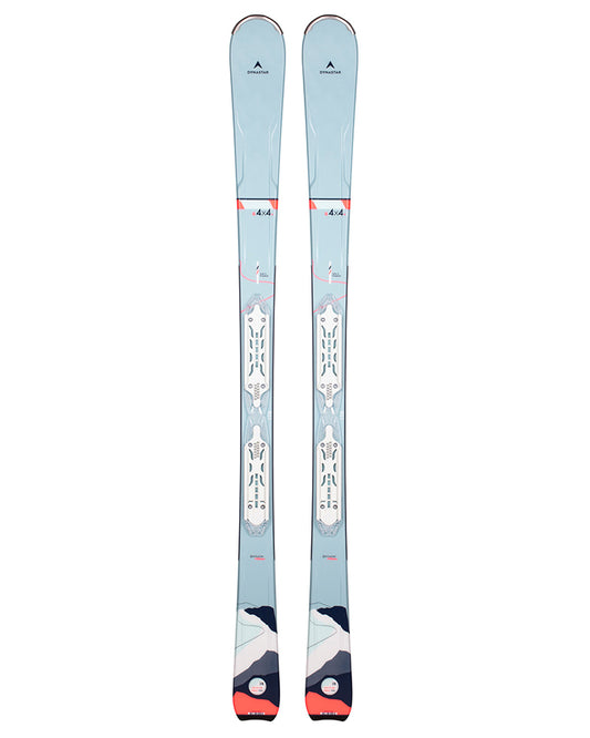 Dynastar E 4X4 2 Womens Skis W/ Bindings - 2024 Women's Snow Skis - SnowSkiersWarehouse