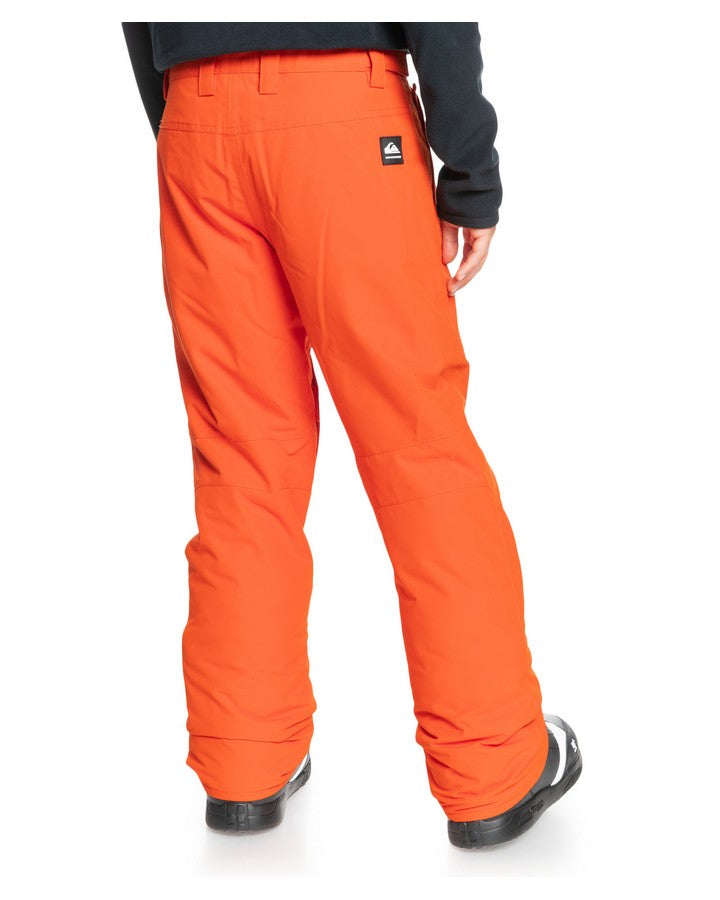 Quiksilver Estate Youth Snow Pant - Pureed Pumpkin - 2023 Snow Pants - Trojan Wake Ski Snow