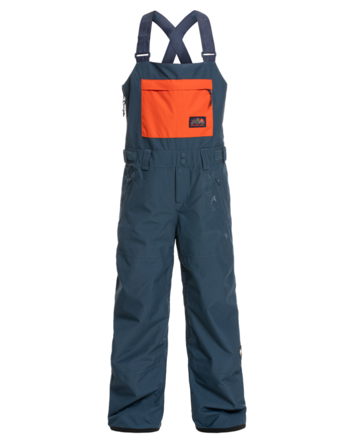 Quiksilver Mash Up Youth Snow Bib - Insignia Blue - 2023 Snow Bibs - Trojan Wake Ski Snow