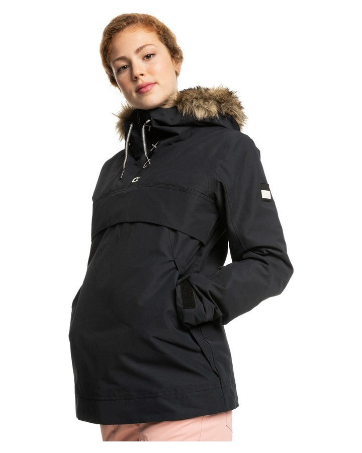 Roxy Shelter Womens Snow Jacket - True Black - 2023 Snow Jackets - Trojan Wake Ski Snow