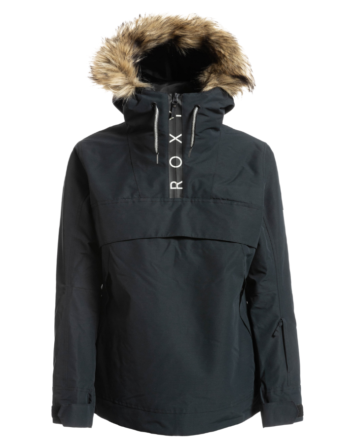 Roxy Shelter Womens Snow Jacket - True Black - 2023 Snow Jackets - Trojan Wake Ski Snow