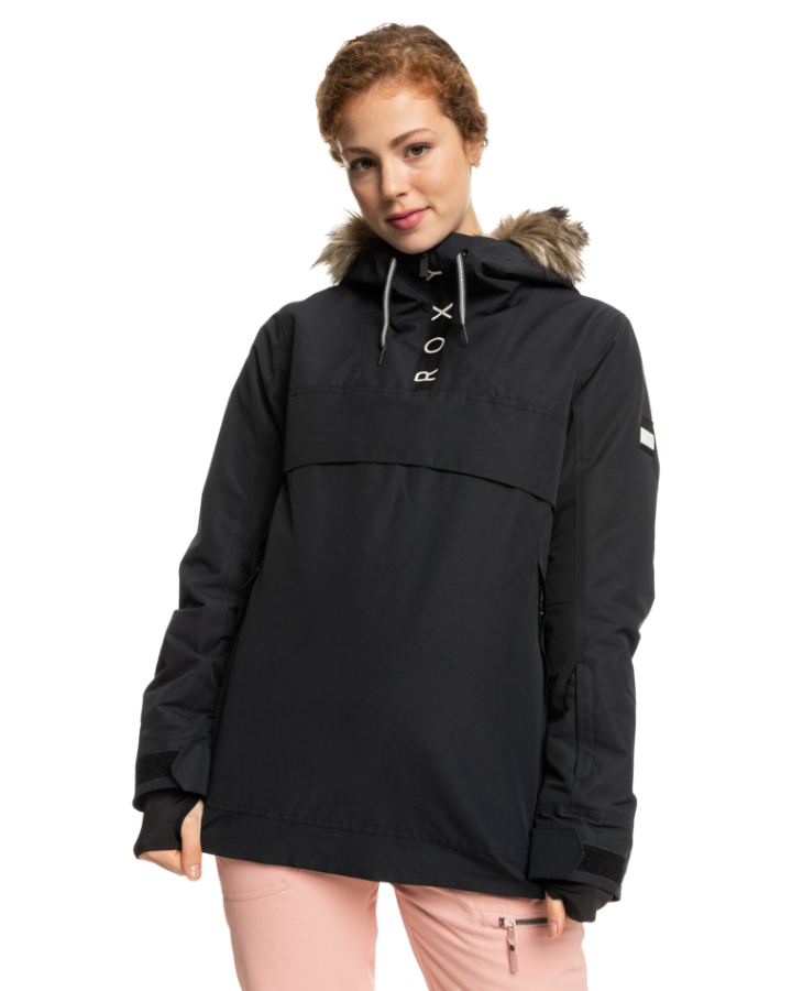 Roxy Shelter Womens Snow Jacket - True Black - 2023 Snow Jackets - Trojan Wake Ski Snow