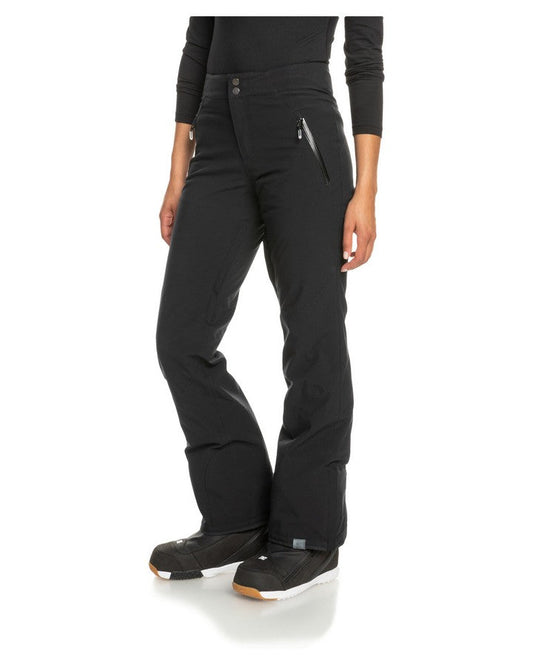 Roxy Alba High Womens Snow Pant - True Black - 2023 Snow Pants - Trojan Wake Ski Snow