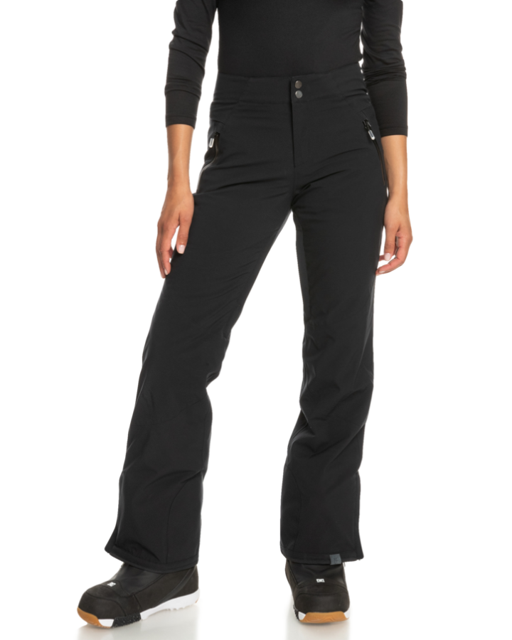 Roxy Alba High Womens Snow Pant - True Black - 2023 Snow Pants - Trojan Wake Ski Snow