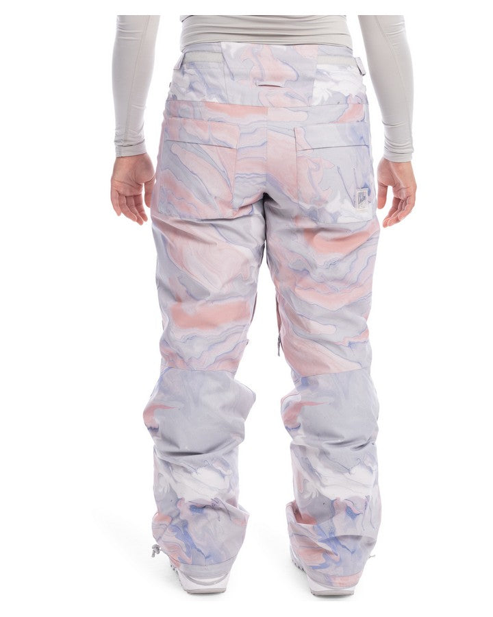 Roxy Chloe Kim Womens Snow Pant - Gray Violet Marble - 2023 Snow Pants - Trojan Wake Ski Snow