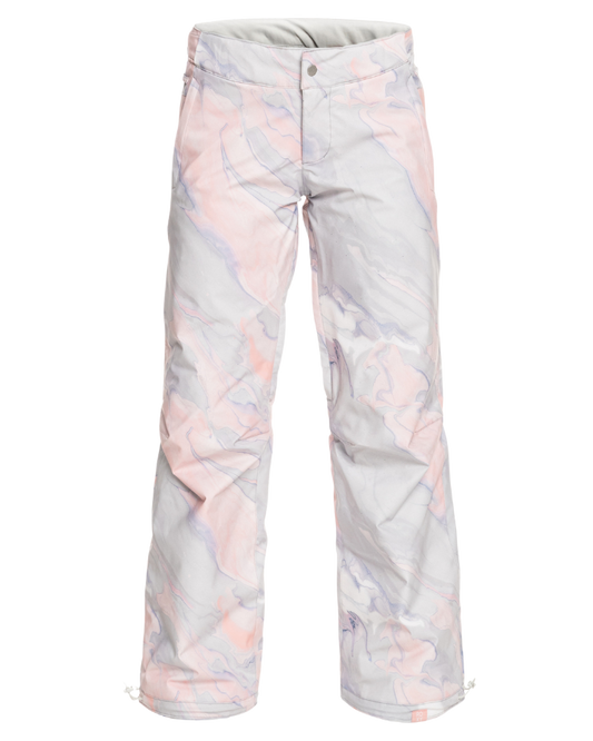 Roxy Chloe Kim Womens Snow Pant - Gray Violet Marble - 2023 Snow Pants - Trojan Wake Ski Snow