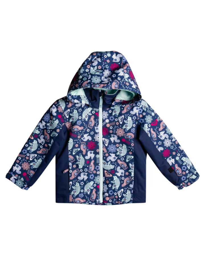 Roxy Snowy Tale Kids Snow Jacket - Medieval Blue Neo - 2023 Snow Jackets - Trojan Wake Ski Snow