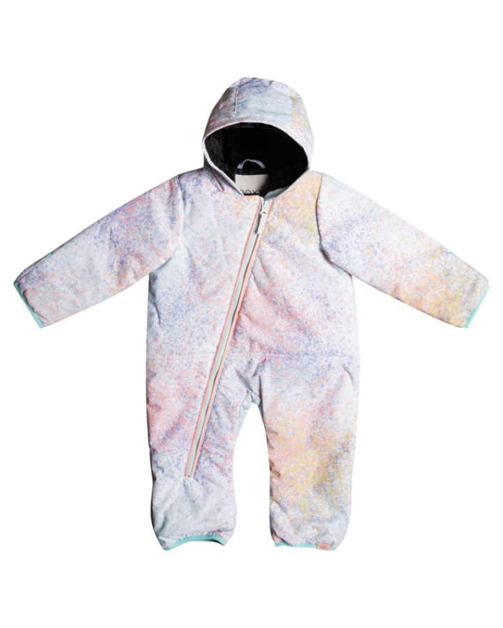 Roxy Rose Baby Jumpsuit - Bright White Splash - 2023 Onesies - Trojan Wake Ski Snow