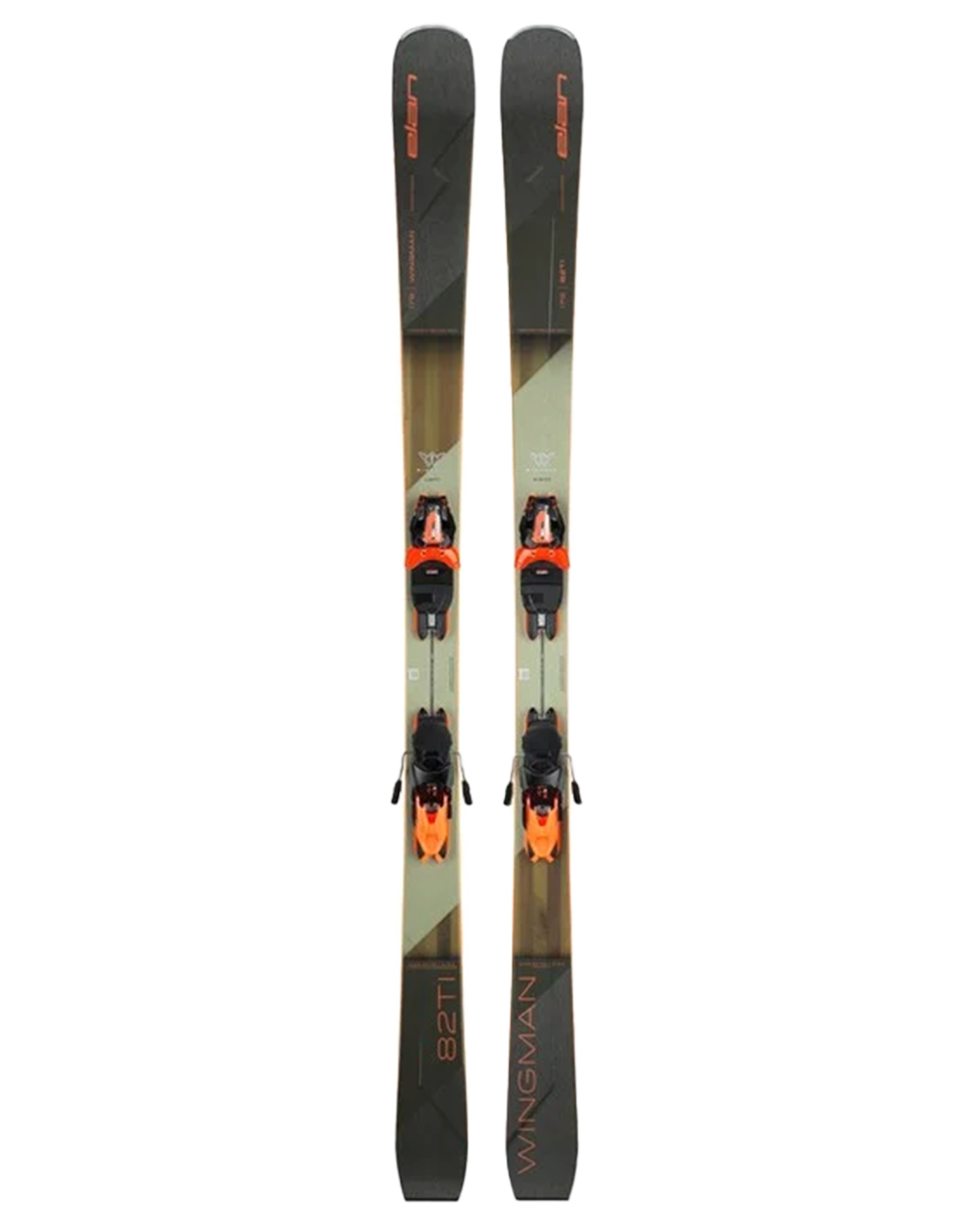 Elan Wingman '82 TI Snow Skis + ELX 11.0 GW Bindings  - 2024 Snow Skis - Mens - SnowSkiersWarehouse