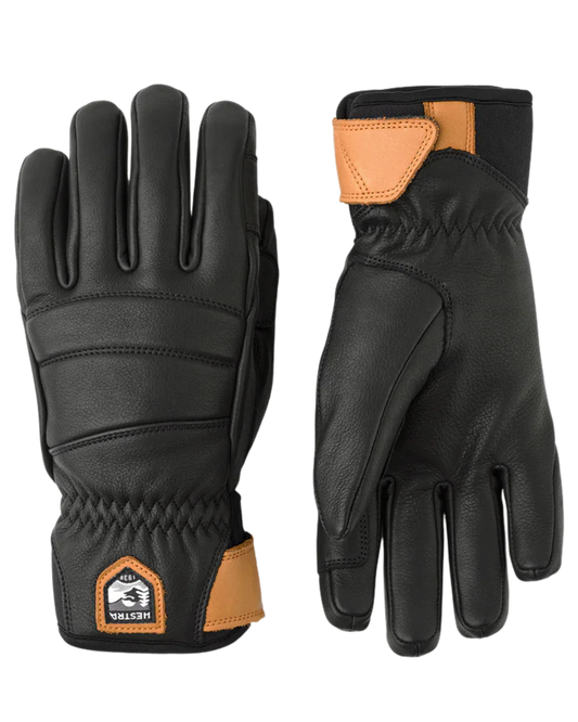 Hestra Women's Leather Fall Line 5 Finger - Black
