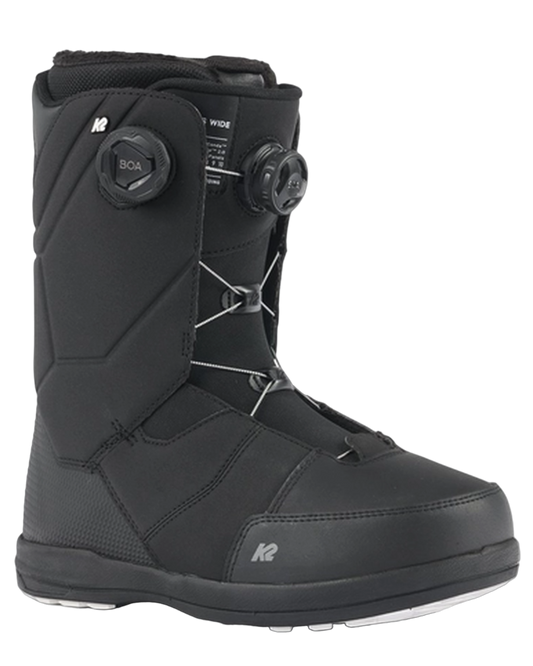 K2 Maysis Wide Snowboard Boots - Black - 2024 Snowboard Boots - Trojan Wake Ski Snow