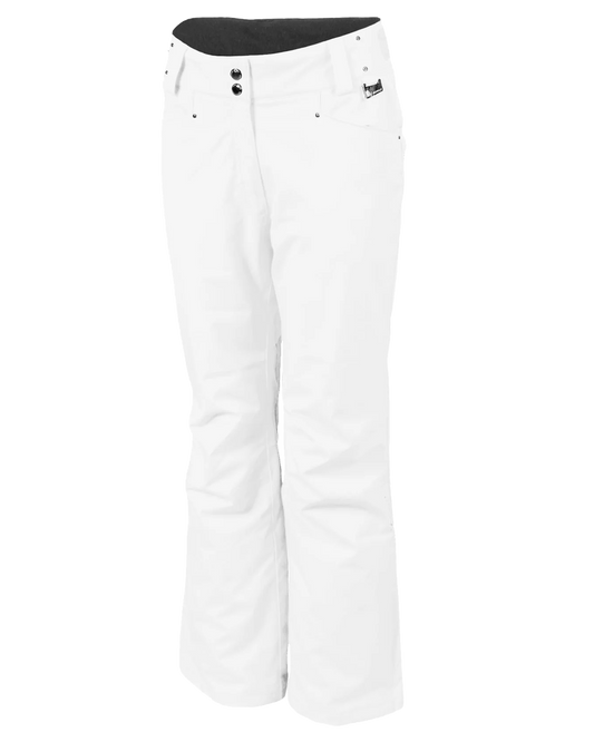Karbon Pearl II Short Diamond Tech Women's Snow Pants - Arctic White Women's Snow Pants - SnowSkiersWarehouse