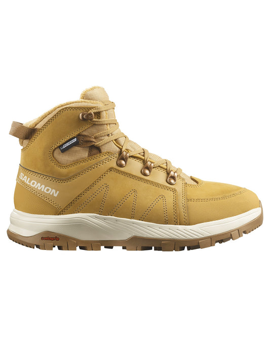 Salomon Women'S Outchill Ts Cswp Boot - Taffy / Almond Milk / Rawhide Apres Boots - Trojan Wake Ski Snow