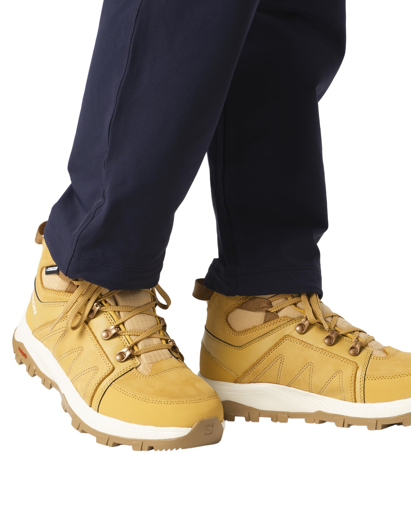 Salomon Women's Outchill Thinsulate™ ClimaSalomon™ Waterproof Hiking Boot - Taffy / Almond Milk / Rawhide Apres Boots - Trojan Wake Ski Snow