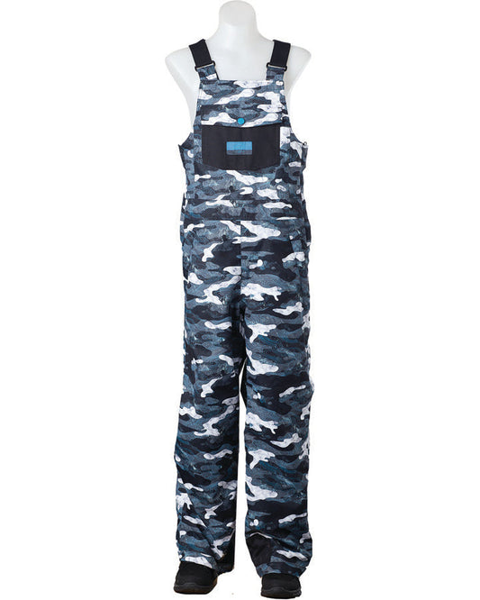 Elude Kids Limitless Bib Pant - Thunderstruck Snow Bibs - Trojan Wake Ski Snow