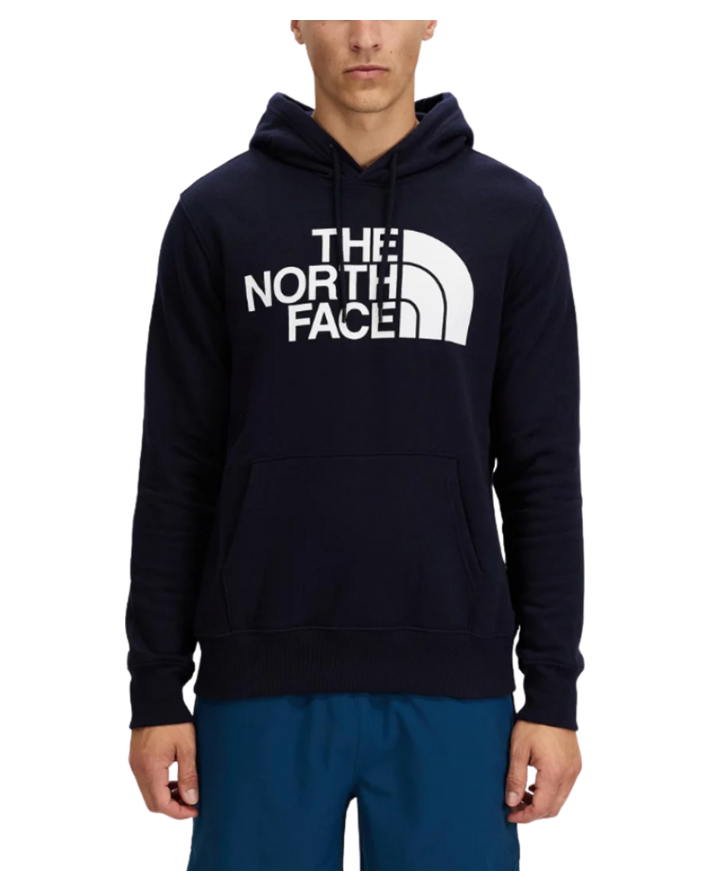 The North Face Men's Half Dome Pullover Hoodie - TNF Black / TNF White - 2023 Sweatshirts & Hoodies - SnowSkiersWarehouse