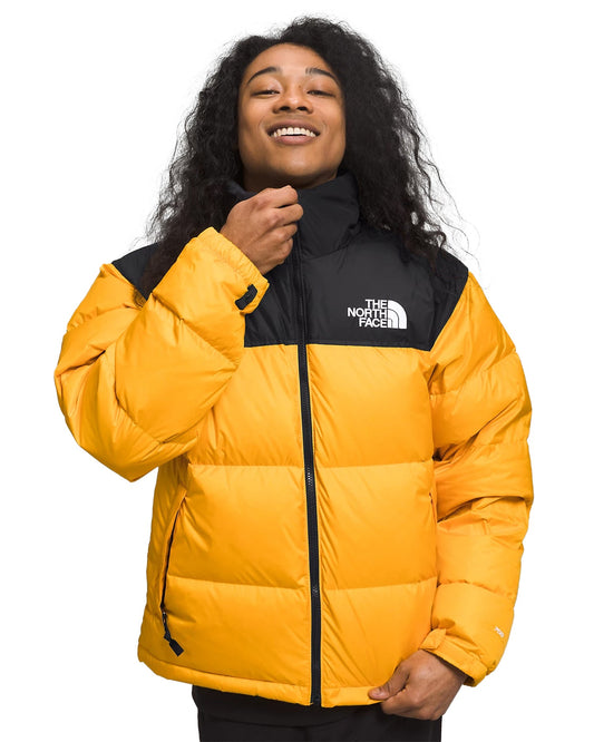 The North Face Men's 1996 Retro Nuptse Jacket - Summit Gold / TNF Black Jackets - Trojan Wake Ski Snow