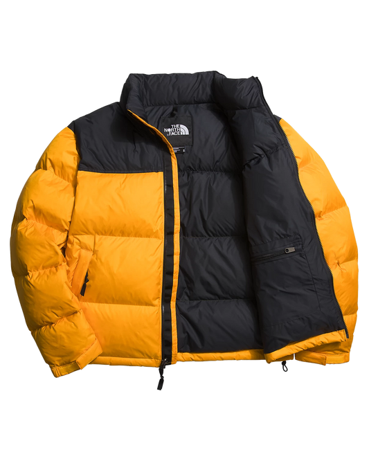 The North Face Men's 1996 Retro Nuptse Jacket - Summit Gold / TNF Black Jackets - Trojan Wake Ski Snow