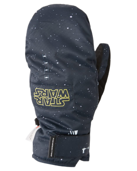 DC Star Wars Franchise Mitten - Black / Yellow - 2023 Men's Snow Gloves & Mittens - SnowSkiersWarehouse