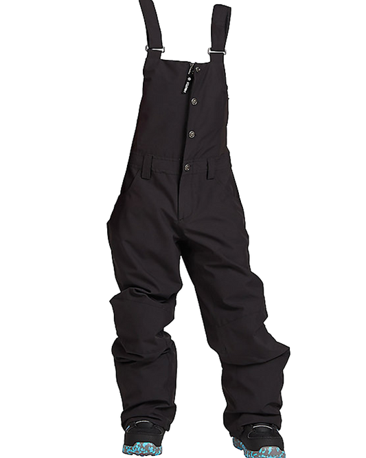 Nikita Girls Evergreen Bib - Black Snow Bibs - Trojan Wake Ski Snow