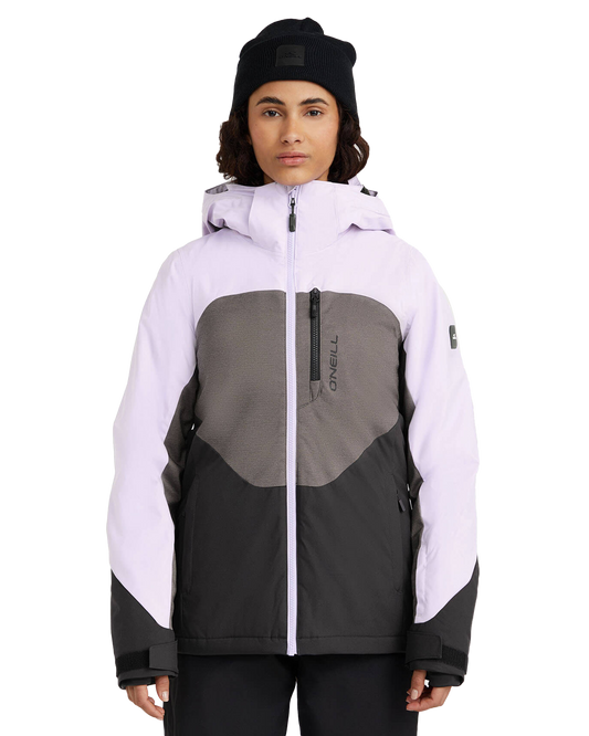 O'Neill Women's Carbonite Jacket - Purple Rose Snow Jackets - Trojan Wake Ski Snow