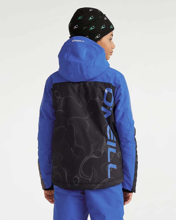O'Neill Kids' Texture Jacket - Black Coding Kids' Snow Jackets - SnowSkiersWarehouse